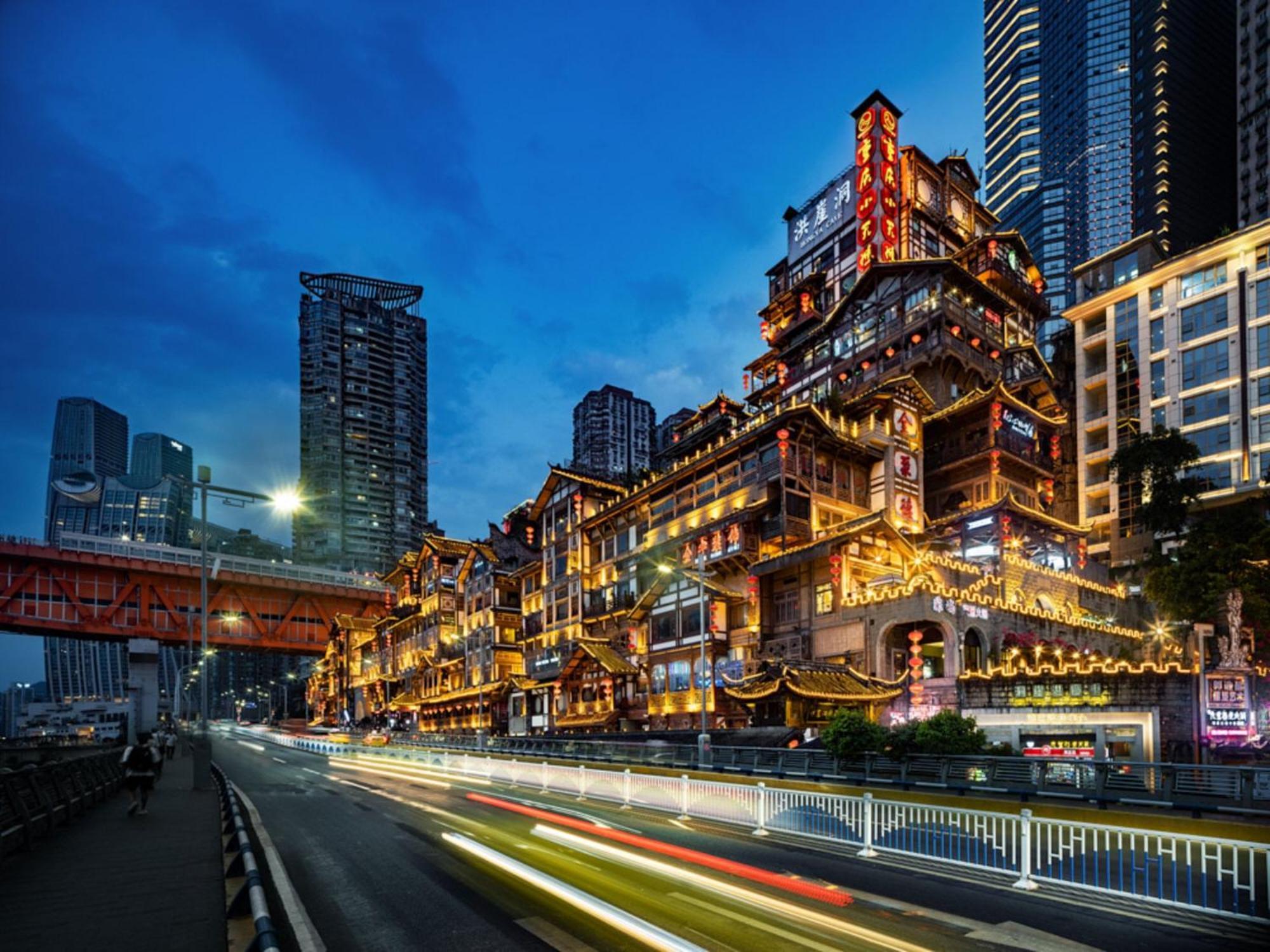 Intercontinental Chongqing Raffles City By Ihg Buitenkant foto
